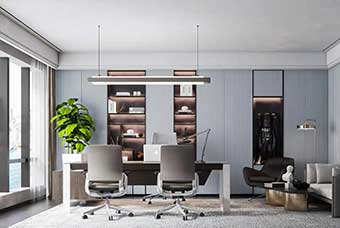 思茅轻奢风格-书房