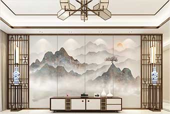 思茅森佰汇航空纤维（山水画系列）